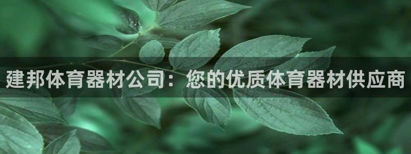 星欧娱乐平台道7O777：建邦体育器材公司：您的优质