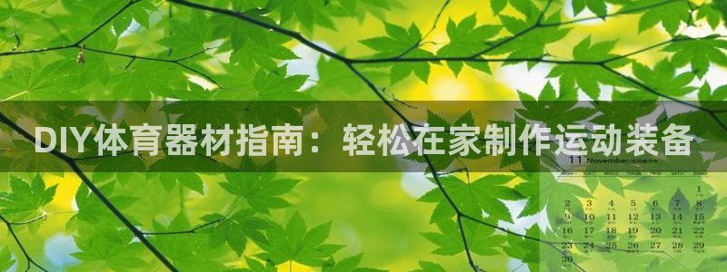 星娱乐彩票网：DIY体育器材指南：轻松在家制作运动装