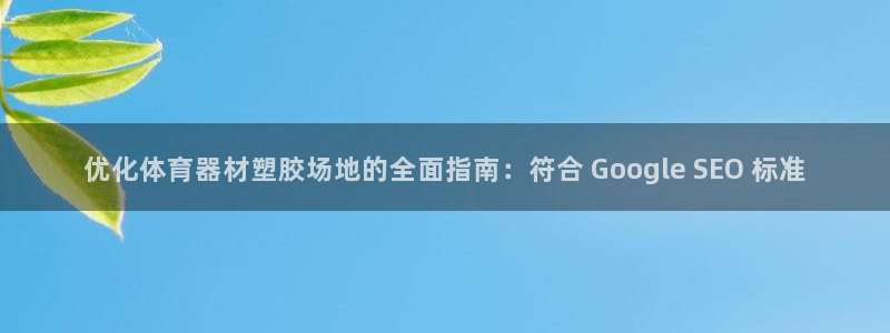 星奥娱乐集团：优化体育器材塑胶场地的全面指南：符合 