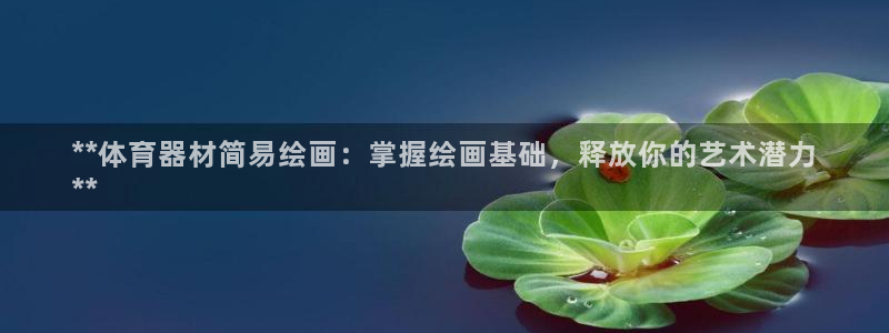 星欧娱乐官网：**体育器材简易绘画：掌握绘画基础，释