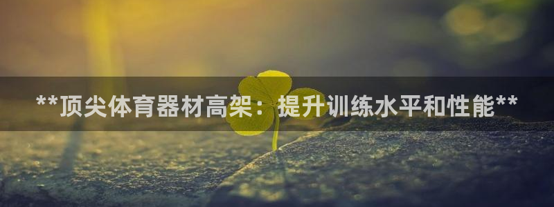 星欧娱乐平台过7O777：**顶尖体育器材高架：提升