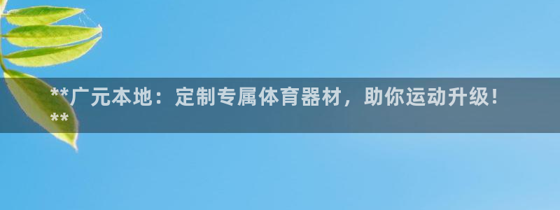 星欧娱乐平台方7O777：**广元本地：定制专属体育