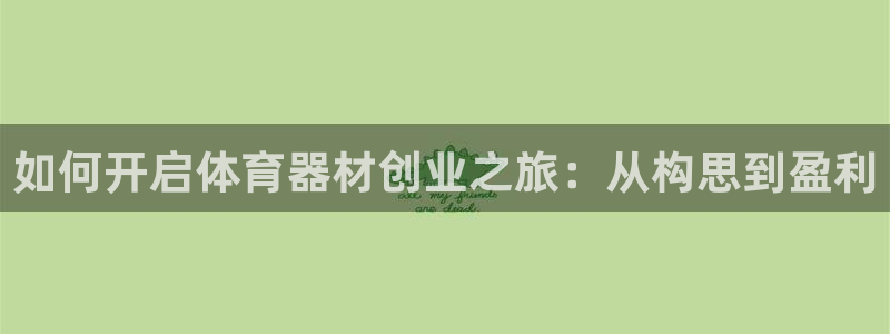 星欧娱乐扣款怎么回事：如何开启体育器材创业之旅：从构