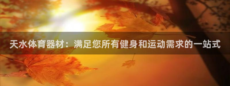 星欧娱乐v8.0.3最新版本更新内容介绍：天水体育器