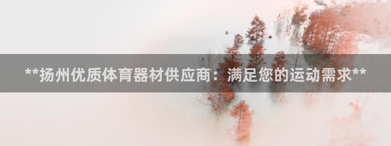 星欧娱乐联最新功能介绍：**扬州优质体育器材供应商：
