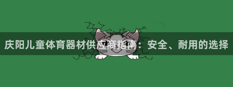 星欧娱乐官网：庆阳儿童体育器材供应商指南：安全、耐用